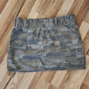 Old Navy Camouflage Mini Skirt